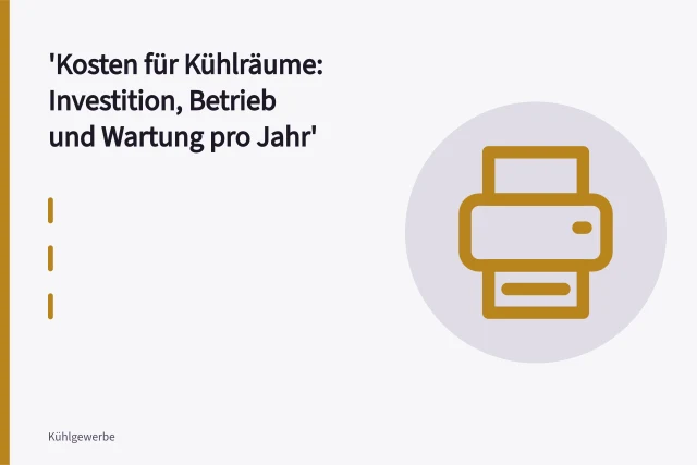 Walk-in cold room with wall-mounted refrigeration unit and insulated door. Kosten für Kühlräume: Investition, Betrieb und Wartung pro Jahr